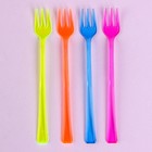 Вилки пластиковые, в наборе 12 штук, МИКС - Фото 1