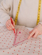 Карандаш для ткани, самозатачивающийся, 3 шт., белый, красный, синий 9462726