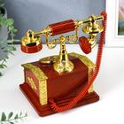 Шкатулка музыкальная механическая «Ретро телефон», пластик, 13×14.5×21 см - Фото 2