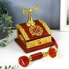 Шкатулка музыкальная механическая «Ретро телефон», пластик, 13×14.5×21 см - Фото 3