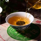 Китайский выдержанный зеленый чай "Шен Пуэр Shengtau qizibing", 357 г, 2020 г - Фото 3
