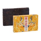 Китайский выдержанный черный чай "Шу Пуэр Huangjin zhuan", 250 г, кирпич - фото 319476738