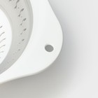 Дуршлаг складной «Флекс», 2.2 л, 29.5×24×10.5 см, серый, белый - Фото 6