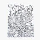 Раскраска - антистресс «Ленивые животные», 24 стр. - фото 44127325