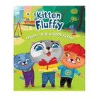 Книга на английском языке Kitten Fluffy learns to be a good friend 9631992 - фото 10503429