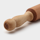 Скалка с вращающимися ручками, 40×4,2 см, бук - фото 25275106