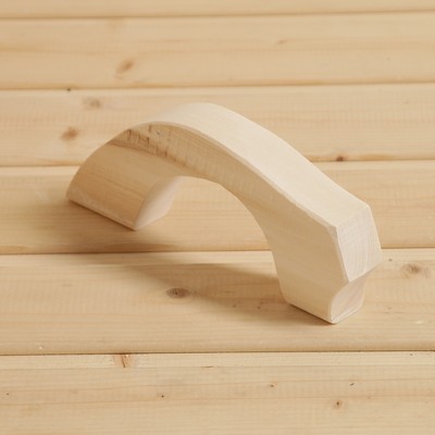 Ручка для бани и сауны, 24×7×2.6 см, деревянная