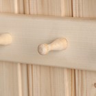 Полка - вешалка для бани и сауны, 32×21.5×7 см, деревянная, 3 крючка, «Добропаровъ» - Фото 3