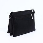 Сумка женская кросс-боди на молнии, 25×4.5×21 см, чёрная - фото 48132391