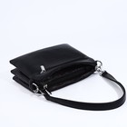 Сумка женская кросс-боди на молнии, 25×4.5×21 см, чёрная - фото 48132396
