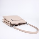 Сумка кросс-боди на молнии, 2 наружных кармана, цвет бежевый - фото 22230627