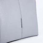 Сумка кросс-боди на молнии, 2 наружных кармана, цвет серый - фото 12003443