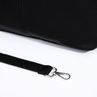 Сумка женская на молнии, цвет чёрный - фото 22230670