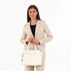 Сумка женская на молнии, цвет белый - фото 27644859