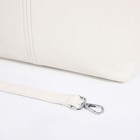 Сумка женская на молнии, цвет белый - фото 22230678