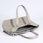 Сумка женская на молнии, цвет серый 9645731