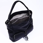 Сумка-тоут на молнии, 3 наружных кармана, цвет чёрный - фото 22230703