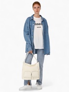 Сумка женская на молнии, цвет белый 9645733