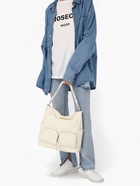 Сумка женская на молнии, цвет белый - фото 40551161