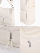 Сумка женская на молнии, цвет белый 9645733