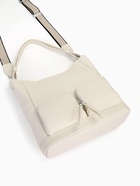 Сумка женская на молнии, цвет белый - фото 40551159