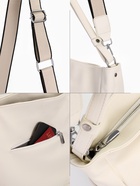 Сумка женская на молнии, цвет белый - фото 40551158