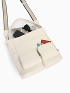 Сумка женская на молнии, цвет белый - фото 40551160