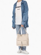 Сумка женская на молнии, цвет молочный - фото 40551165