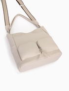 Сумка женская на молнии, цвет молочный - фото 22230718