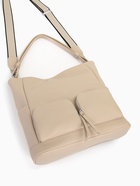 Сумка женская на молнии, цвет бежевый 9645735