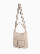 Сумка женская на молнии, цвет бежевый 9645735