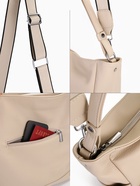 Сумка женская на молнии, цвет бежевый - фото 40551166