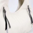 Сумка женская на молнии, цвет белый 9645737