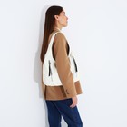 Сумка женская на молнии, цвет белый 9645737