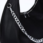 Сумка женская на молнии, цвет чёрный - фото 22230767