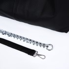 Сумка женская на молнии, цвет чёрный - фото 22230769