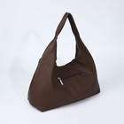 Сумка женская на молнии, цвет коричневый 9645741