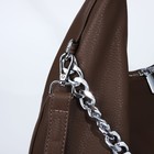 Сумка женская на молнии, цвет коричневый 9645741