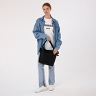 Сумка женская на молнии, цвет чёрный 9645743