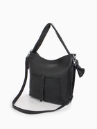 Сумка - мешок женская на молнии, 33×33 см, чёрная - Фото 6