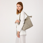 Сумка женская на молнии, цвет серый - фото 25324600