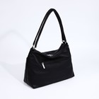 Сумка женская на молнии, цвет чёрный - фото 22230815