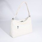 Сумка женская на молнии, цвет белый - фото 22230823