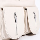 Сумка женская на молнии, цвет молочный 9645749