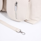 Сумка женская на молнии, цвет молочный 9645749