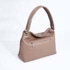 Сумка женская на молнии, цвет бежевый - фото 22230839