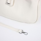 Сумка-мешок на молнии, наружный карман, цвет белый - фото 22230882