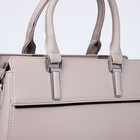 Сумка женская на молнии, цвет бежевый - фото 22230920