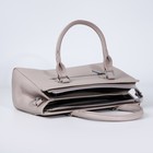 Сумка женская на молнии, цвет бежевый - фото 22230923