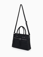 Сумка женская на молнии, цвет чёрный 9645768